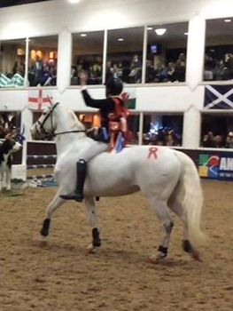 Northamptonshire's Dan Delsart donates prize money from the Bury Farm Bareback Challenge Northamptonshire's Dan Delsart donates prize money from the Bury Farm Bareback Challenge